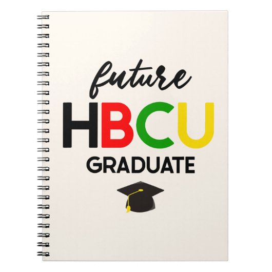 Future HBCU College Afstuderen Notitieboek (Voorkant)