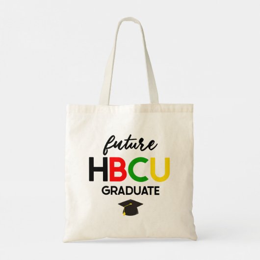 Future HBCU College Afstuderen Tote Bag (Achterkant)