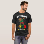 Future HBCU Grad Graduate Afro Black Boy College G T-shirt (Voorkant volledig)