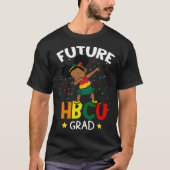 Future HBCU Grad Graduate Afro Black Girl College T-shirt (Voorkant)