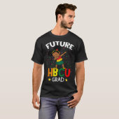 Future HBCU Grad Graduate Afro Black Girl College  T-shirt (Voorkant volledig)