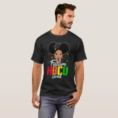 Future HBCU Grad History Black College Girl Women  T-shirt (Voorkant volledig)