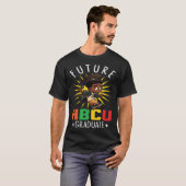 Future HBCU Grad History Black College Youth Black T-shirt (Voorkant volledig)