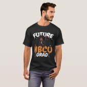 Future HBCU Grad History Black College Youth Black T-shirt (Voorkant volledig)