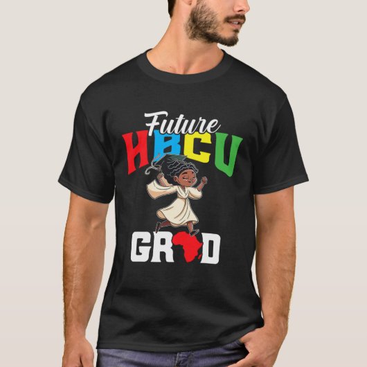 Future HBCU Grad History Black College Youth Kids T-shirt (Voorkant)