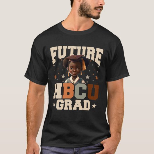 Future HBCU Grad History Black College Youth Kids  T-shirt (Voorkant)