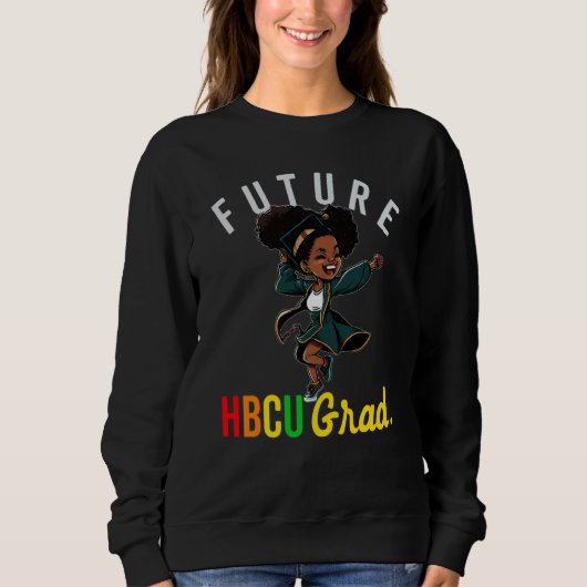 Future HBCU Grad History Black College Youth Kids  Trui (Voorkant)