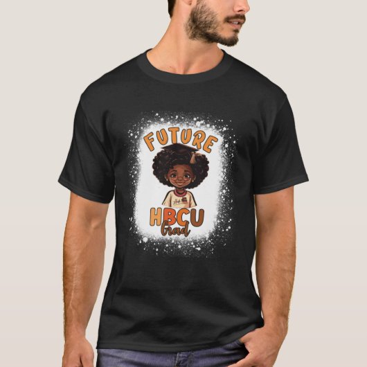 Future HBCU Graduate Afro Black College Graduation T-shirt (Voorkant)