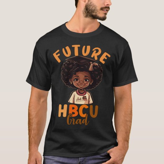 Future HBCU Graduate Afro Black College Graduation T-shirt (Voorkant)