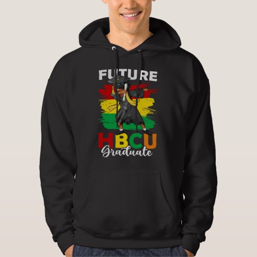 Future HBCU Graduate Happy Last Day Of School Blac Hoodie (Voorkant)