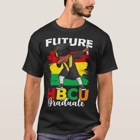 Future HBCU Graduate Happy Last Day Of School Blac T-shirt (Voorkant)