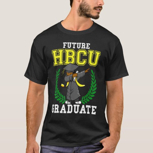 Future HBCU Graduation Shirt Black College Dabbing (Voorkant)