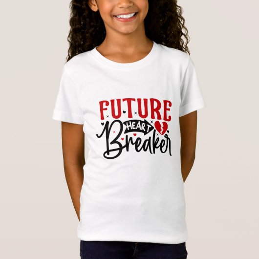 Future Heartbreaker Kinder T-shirt | Grappig T-shi (Voorkant)
