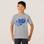 Future Hockey Star T-Shirt met Naam & Nummer (Voorkant volledig)