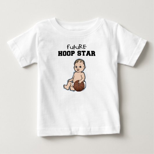 Future Hoop Star Baby Basketbal T-shirt (Voorkant)