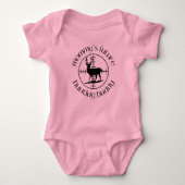 FUTURE HUNTING BUDDY BABY BODYSUIT (Voorkant)