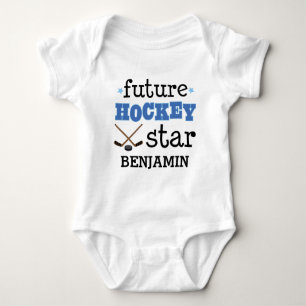 Future Ice Hockey Star Gepersonaliseerd Kinder T-s Romper