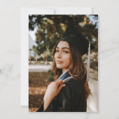 Future is Bright Quote Green Tassel Afstuderen Kaart (Achterkant)
