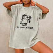 Future Is Bright Tech Unisex Grafische T-shirt