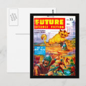 Future June 1957_Pulp Art Briefkaart (Voorkant / Achterkant)