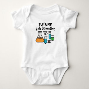 Future Lab Wetenschapper Baby Body met Bekerglas Romper