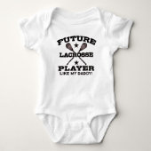 Future Lacrosse Player Romper (Voorkant)