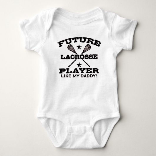 Future Lacrosse Player Romper (Voorkant)
