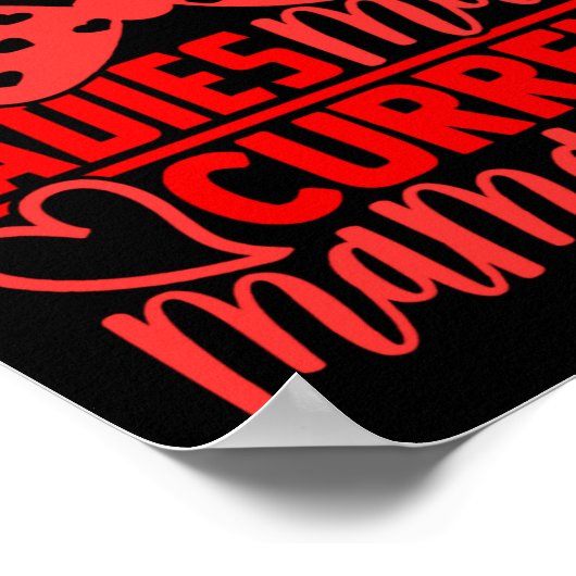 Future Ladies Man Current Mamas Boy Valentine Son  Poster (Hoek)