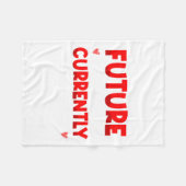 Future Ladies Man Current Mamas Boy Valentines D  Fleece Deken (Voorkant (Horizontaal))