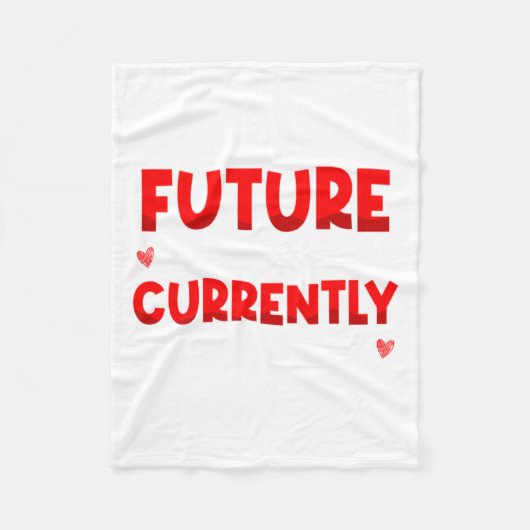 Future Ladies Man Current Mamas Boy Valentines D  Fleece Deken (Voorkant)