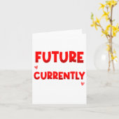 Future Ladies Man Current Mamas Boy Valentines D  Kaart (Gele Bloem)