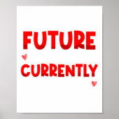 Future Ladies Man Current Mamas Boy Valentines D Poster (Voorkant)