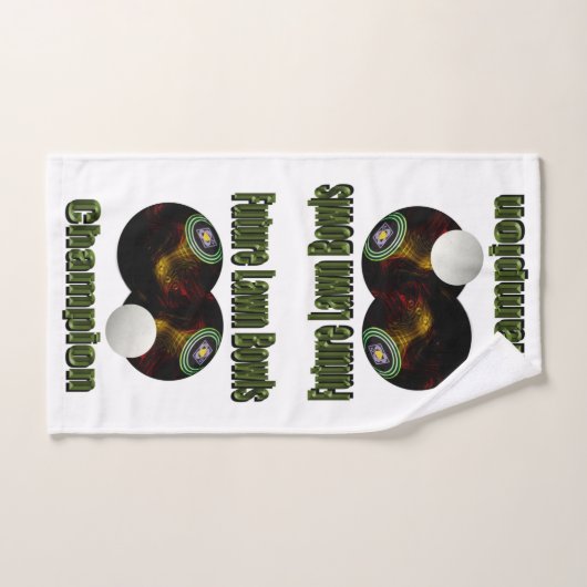 Future Lawn Bowls Champion, Hand Towel Handdoek (Handdoek)