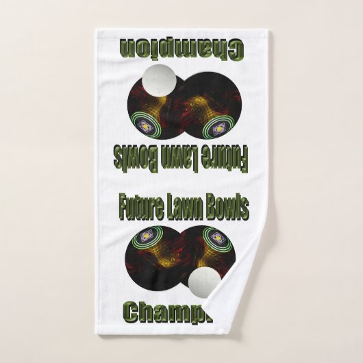 Future Lawn Bowls Champion, Hand Towel Handdoek (Handdoek)