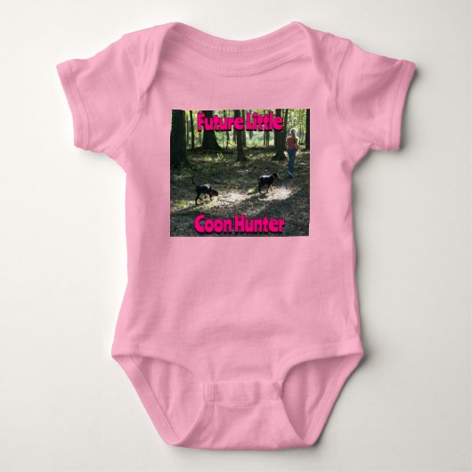 Future Little Coon Hunter Romper (Voorkant)