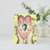 Future Love Feestdagenkaart (Staand voorkant)