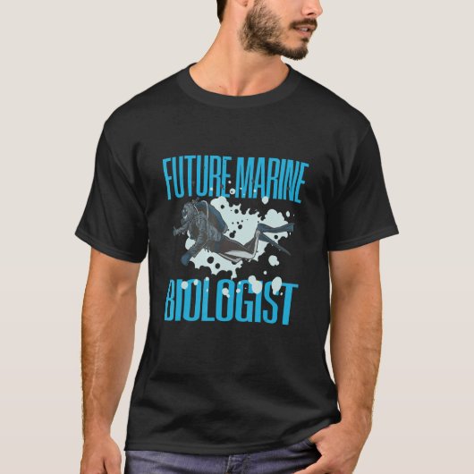 Future Marine Biologist Bacteria Biologist T-shirt (Voorkant)