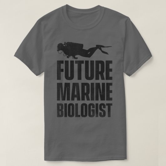 Future Marine Biologist Biology Ocean Science Stud T-shirt (Design voorkant)