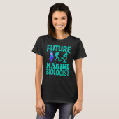 Future Marine Biologist Ocean Life Biology Student T-shirt (Voorkant volledig)