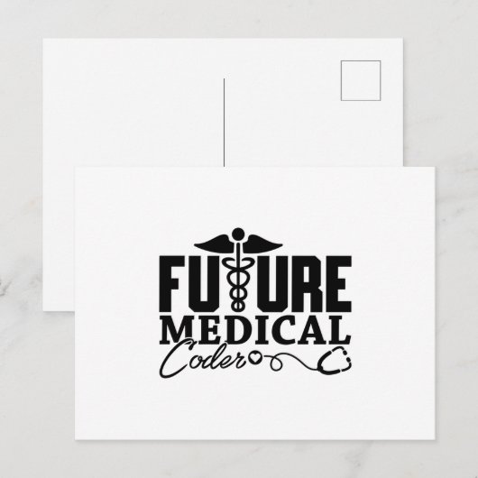Future Medical Coder Assistant-programma Briefkaart (Voorkant / Achterkant)