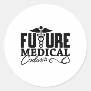 Future Medical Coder Assistant-programma Ronde Sticker