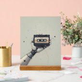 Future Meets Past: The Retro Robo Tape Acryl Bord (Huwelijk)