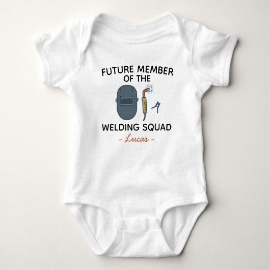 Future Member of The Welding Squad - Metal Worker Romper (Voorkant)