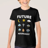Future Meteorologist Weather Forecast Tri-Blend Shirt (Voorkant)