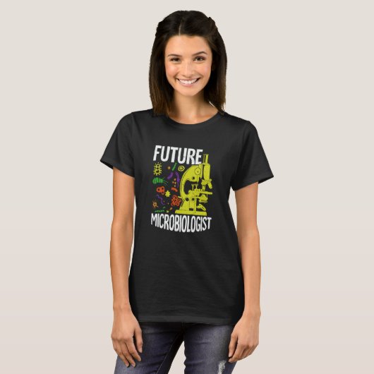 Future Microbiologist for a Microbiology Student T-shirt (Voorkant volledig)