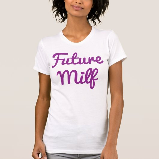 Future Milf Paars T-shirt (Voorkant)