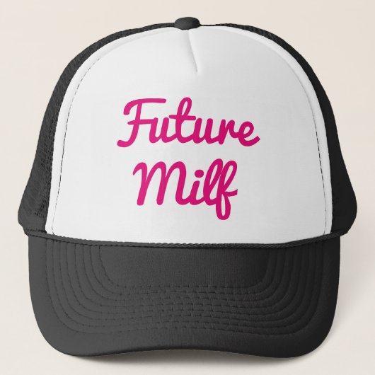 Future Milf Pink Trucker Pet (Voorkant)