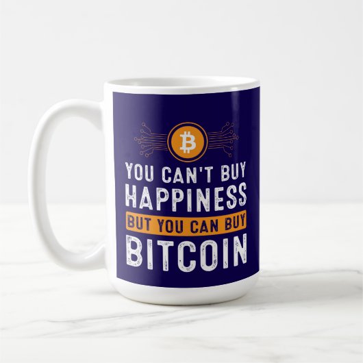 Future Millionaire Bitcoin Humor Cryptocurrency  Koffiemok (Links)