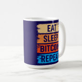 Future Millionaire Bitcoin Humor Cryptocurrency  Koffiemok (Voorkant rechts)
