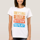 Future Millionaire Bitcoin Humor Cryptocurrency  T-shirt (Voorkant)